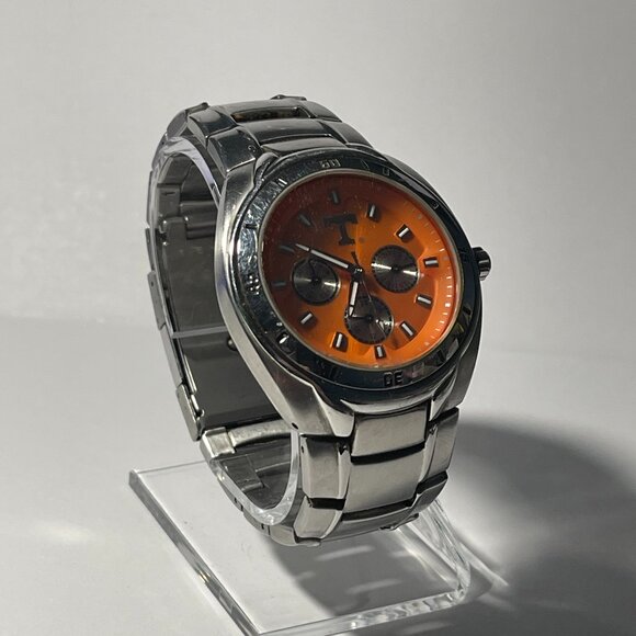 Tennessee Volunteers NCAA Stainless-Steel Chronograph Watch by Fossil NEW (RARE) - Picture 3 of 9